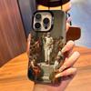 Renaissance Art Painting Phone Case For IPhone17 Air 16 15 14 Plus 13 12 11 Pro 7 8 XS Max XR Silver Black Bumper Case