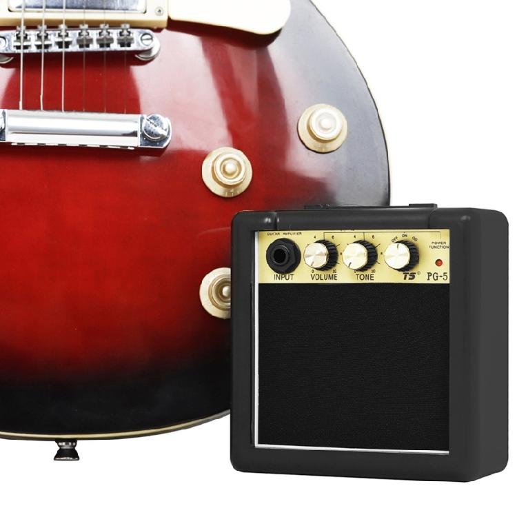 5W Guitar Amplifier Portable Acoustic Electric Guitar Speaker Small Outdoor Portable Guitar Amp Musical Instrument Parts