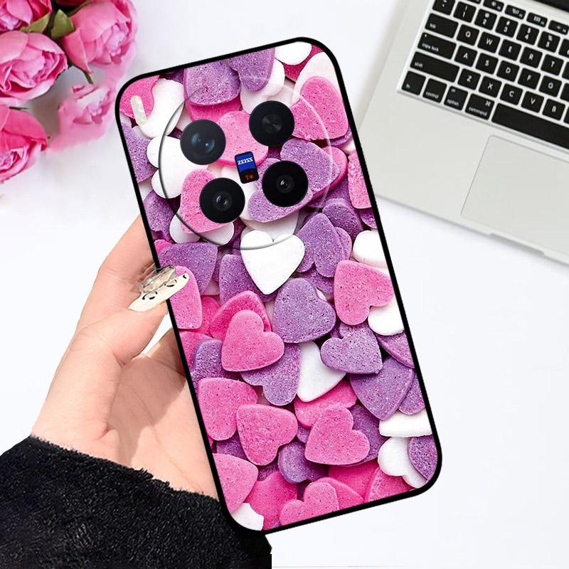 Hülle Für Vivo X300 Pro Handyhülle Mode Niedlich Cartoon Silikon Weiches TPU Rückseite Abdeckung Für VIVO X 300 Pro X300Pro 5G Schutz Hülle