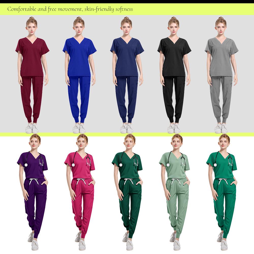 Unisex Medical Scrub Suit for Hospital Operating Room - Breathable, Sweat-Absorbent
