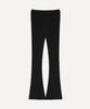 Daenkeudieo Layered Knit Wrap Set Pants - Black