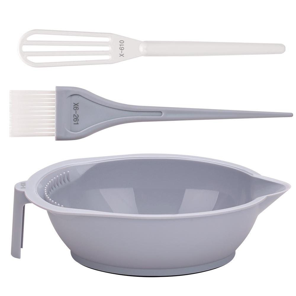 3PCS Anti-slip Professional Hair Dyeing Kit Hairdressing Hair Coloring Kit Barber