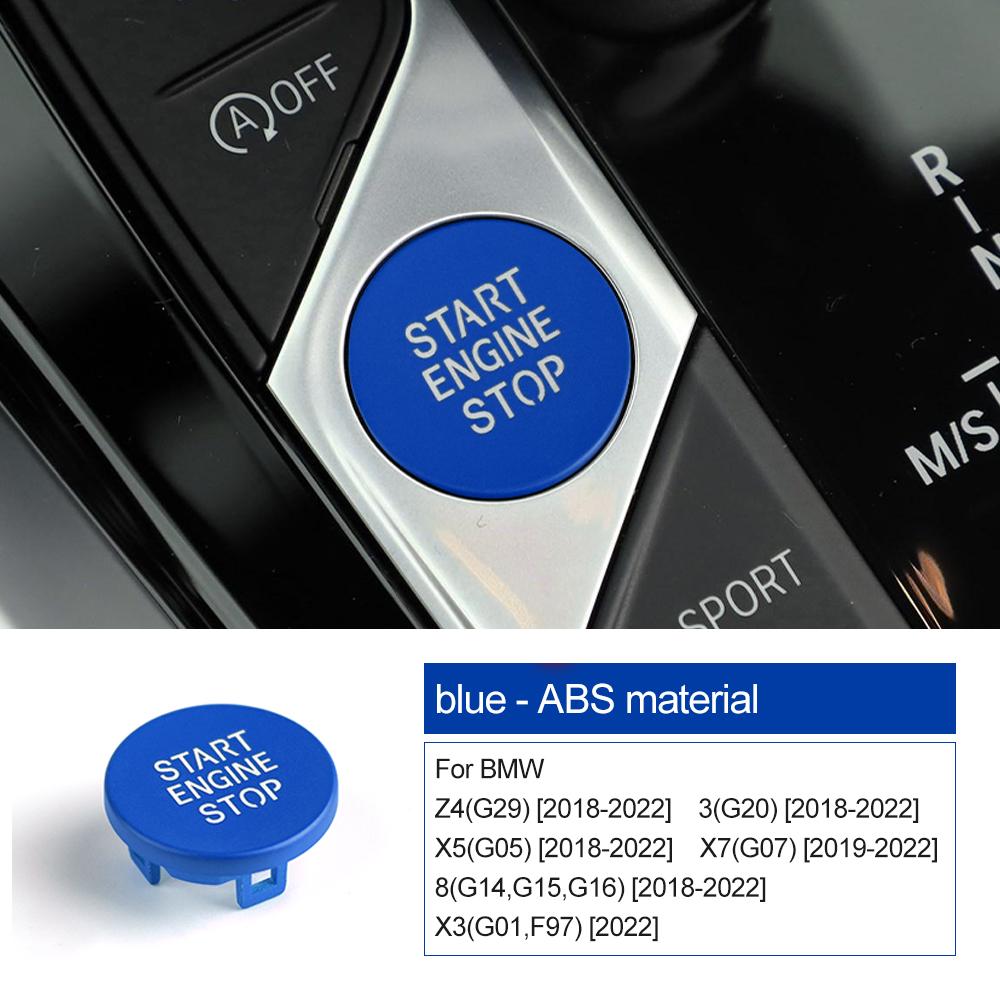 Car Engine Start Stop Button Ignition Cover for BMW Z4 G29 G20 X5 G05 X7 G07 G14 G15 G16 X3 G01 F97 Stop Switch Replace Styling