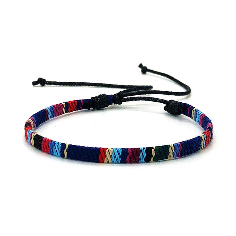 Colorful Bohemian Ethnic Woven Friendship Bracelet