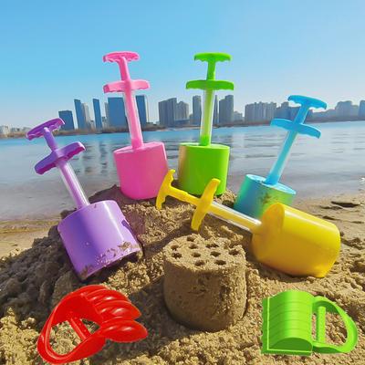 Stampi per Sabbiera Bambini Giochi da Spiaggia Paletta Castello Costruzione Mattoni di Sabbia Stampo Divertimento Estivo Gioco all'Aperto in Spiaggia Giocattoli Sabbia Acqua Neve