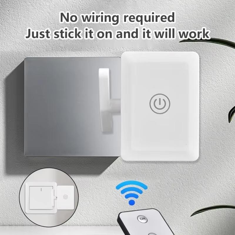 New Wireless Control Light Switch Off Tool Automatic Button Pusher Intelligent USB Rechargeable Lazy Remote Control Switch