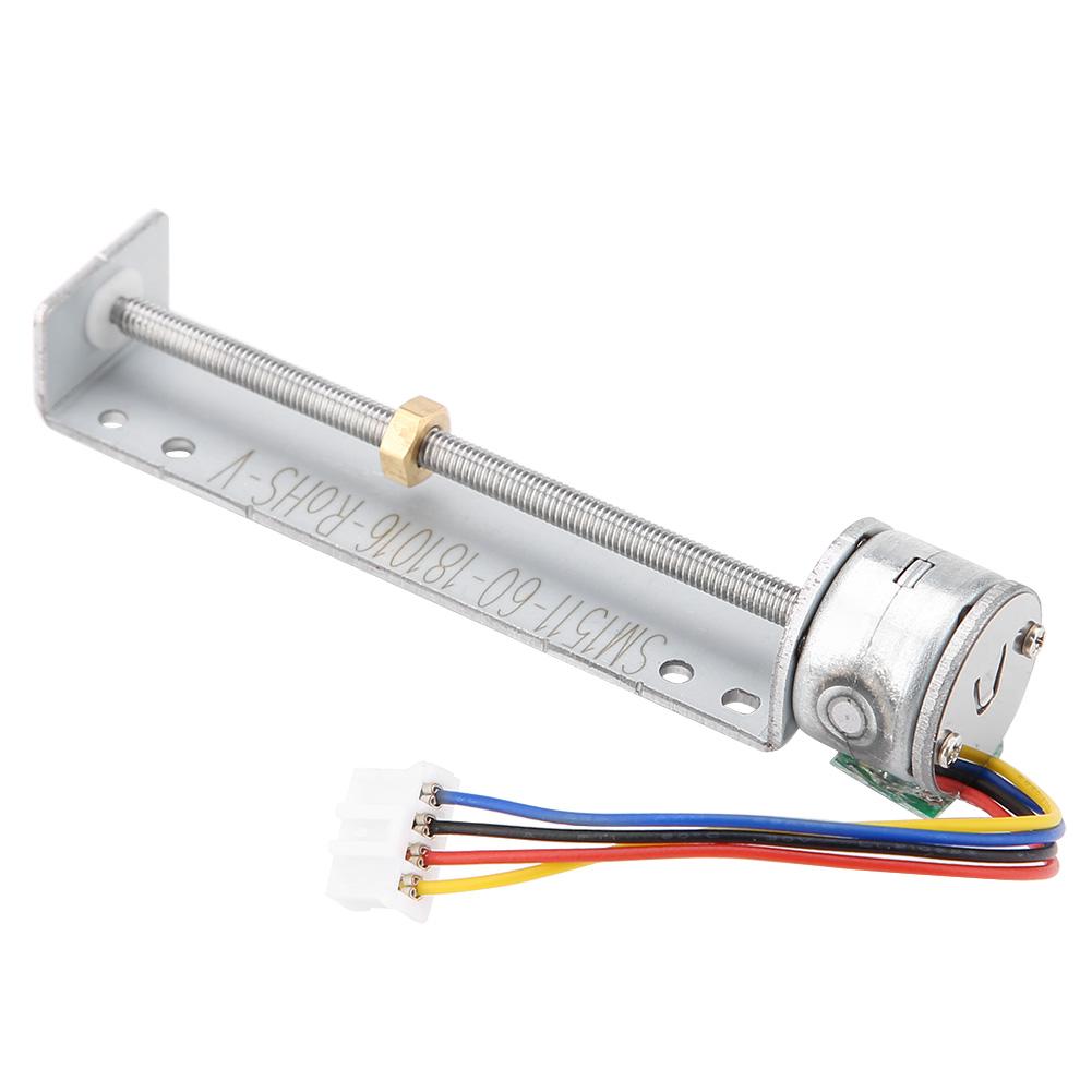

SM1511 Linear Screw Slide Stepper Motor 5V 2 Phase 4 Wire Pull Rod Drive Hand Encoder for Devices Instruments Scanners