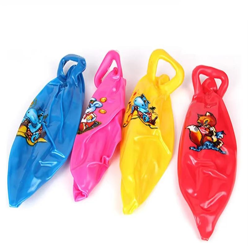 Kids Bouncyhopper  Inflatable Handle Horse Bouncing Toy Fun Stress Relief Gift Cartoon Bouncing Ball Beach Swimming Pool Toys