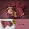Soft Stretch Baby Blanket Cloth - Newborn Photography Props Wrap Cotton Wraps Accessories for Infant Boys & Girls Photo Shoots