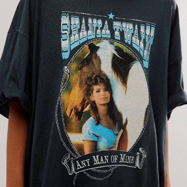 

Shania Twain Any Man Of Mine Shirt Short Sleeve tshirt gift best new new shirt Unisex T-Shirt S