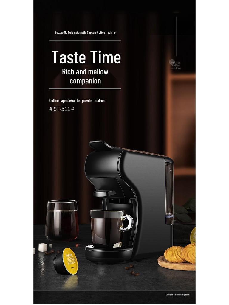 Italienische Kapselkaffeemaschine: Tragbare 19-Bar Espressomaschine für Zuhause und Büro