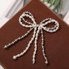 1pc Pearl Butterfly Knot Shoe Charm Pendant,DIY Versatile Handcrafted Bead Decoration for Shoes and Bags,Plastic Material