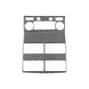 For BMW 5 Series E60 2004-2007 Carbon Fiber Car Rear Roof Reading Light Panel Book Lamp Trim Frame Decoration Interior Sticker