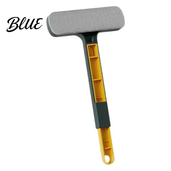 Handheld Window Cleaning Brush 2 in 1 Screen with Extendable Handle Tight Corner Removable Lightweight Reusable Cleaner Scrubber
