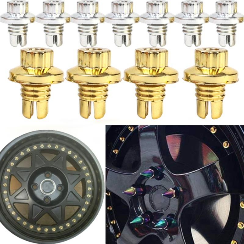 Dadi Ruota Auto Universali Punte di Plastica Rivetti Ruota Auto Tappo Cerchioni Pneumatici Rivetti di Ricambio Vite Bullone Decorazione Labbra Accessori Auto