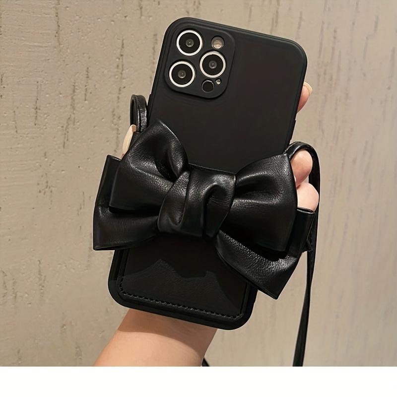 1pc Bow Cross-Body Phone Case – Backpack-Type Rope Design, Compatible with Apple IPhone 14