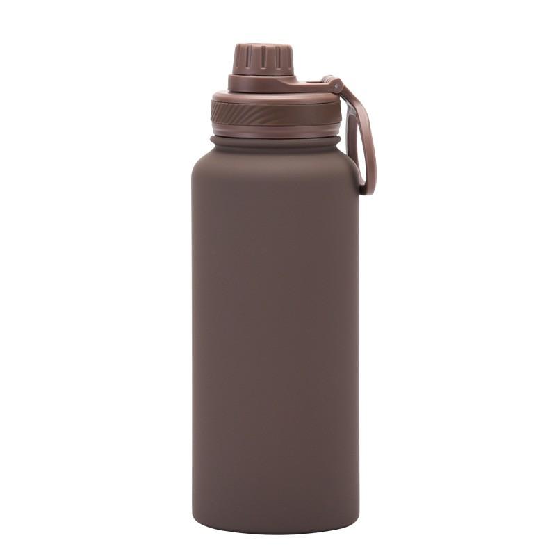 1L Stainless Steel Vacuum Insulated Water Bottle With Wide Mouth Portable Outdoor Sports Travel