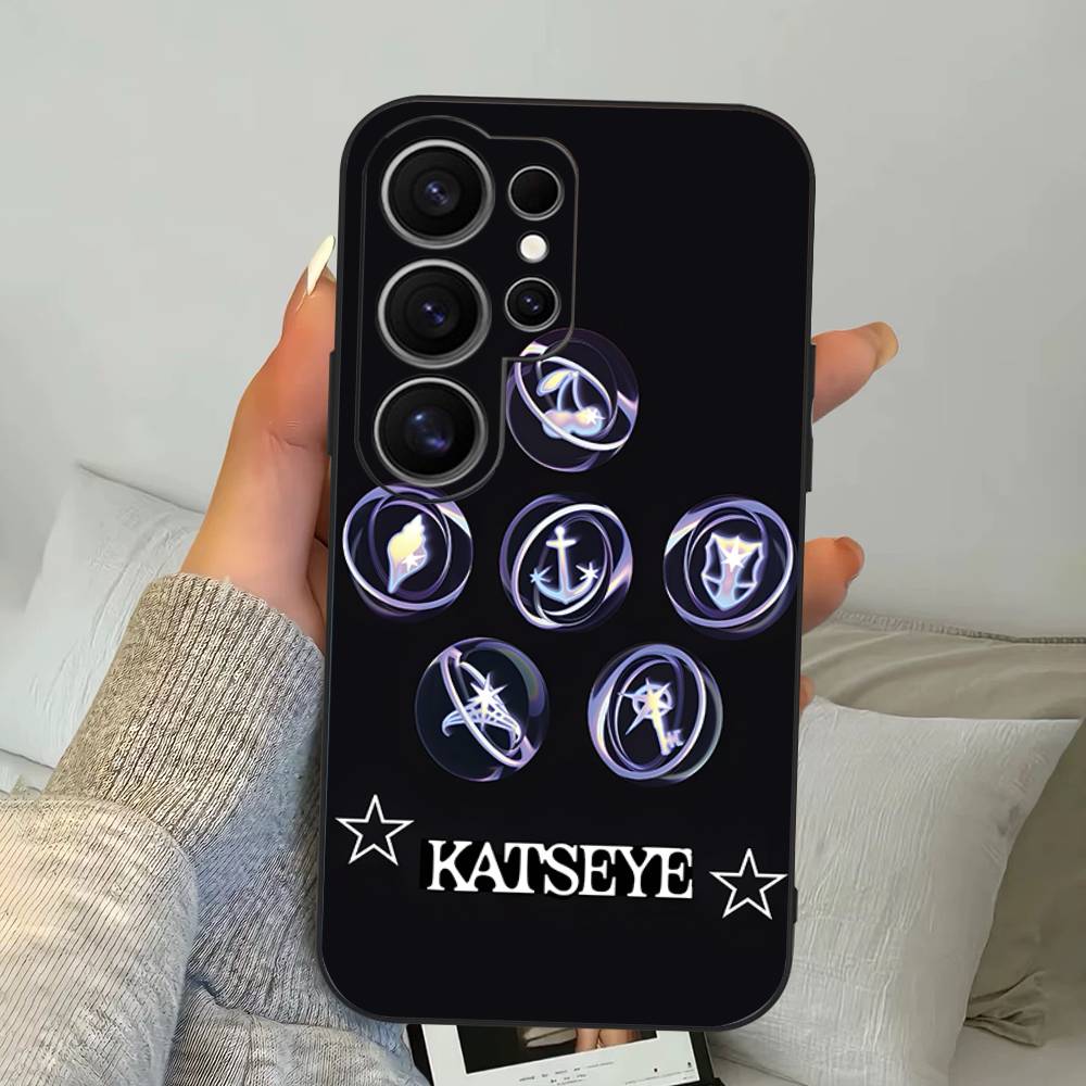 K-KATSEYE Music Phone Case For Samsung S 24 Fe 25 Ultra Plus 20 Lite 21 30 22 23 24 22 Ultra 5G Fundas
