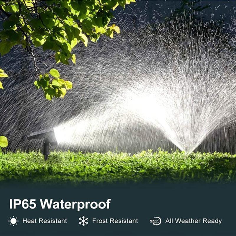 Solar Spot Light IP65 Solar Outdoor Lights 48 LEDS RGB Waterproof Garden Light 2-in-1 Solar Spotlight For Yard lawn
