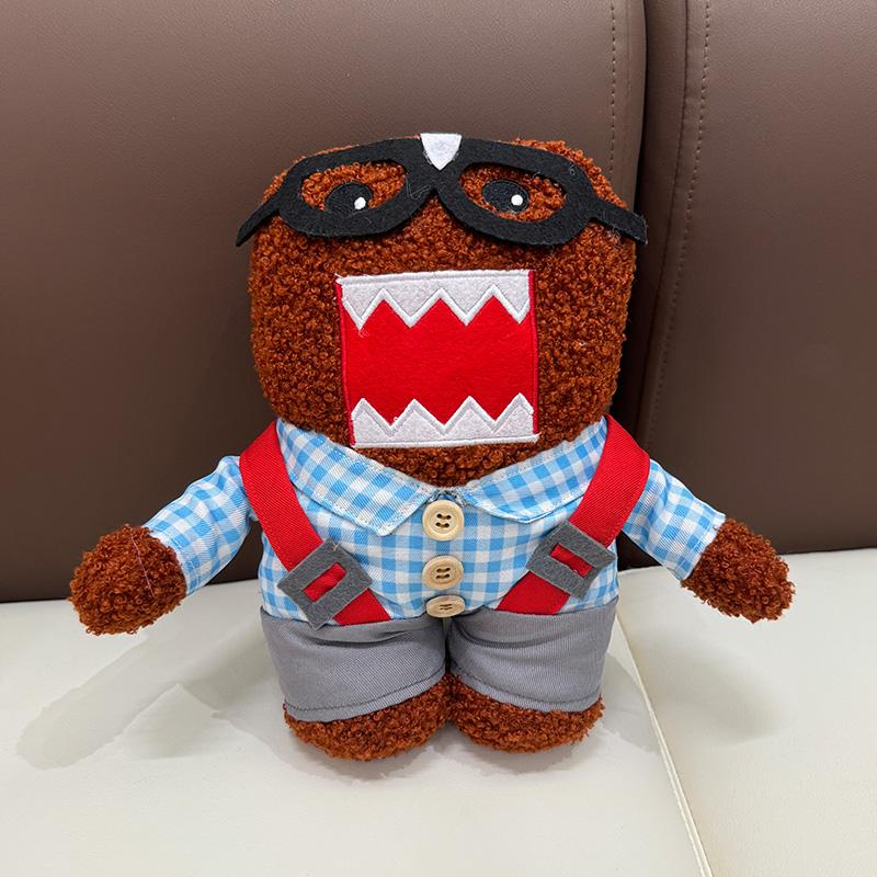 Kawaii Domo Kun Plush Toy Soft Stuffed Animal Doll Funny Kids Gift Birthday Present for Children