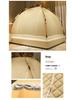 Thickened Winter Mosquito Net Tent: Light-Blocking, Drop-Proof, Full Coverage Yurt Canopy for Indoor Bed