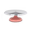 10/12 INCH Baking Tools Aluminum Alloy Birthday Cake Turntable Plastic Ceramic Turntable Glass Turntable Flower Mounting Table