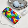 Autism Support Puzzle Phone Case Phone Case For Iphone 17 16 15 11 13 14 Pro Max X Xr Xs Max 12mini Black Shell Cover Case