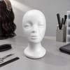 Foam Mannequin Head with Base Versatile Hairpiece Stand Lightweight