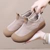 Women's Soft-soled Shoes, One-step Fleece Warm Shoes, Casual, Comfortable and Lazy Cotton Shoes