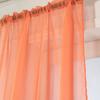 1Pair Pole Piercing Rainbow Gradient Curtain Polyester Bedroom Curtain  Bedroom