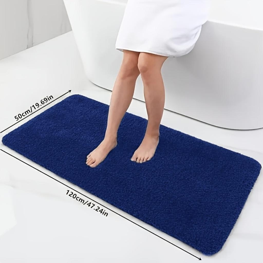 Long Fluff Ultra-absorbent Bath Mat, Anti-slip and Fall-proof, Super Soft Stepping Feel, Comfortable High-quality Bath Rug, Home Decor Floor Mat
