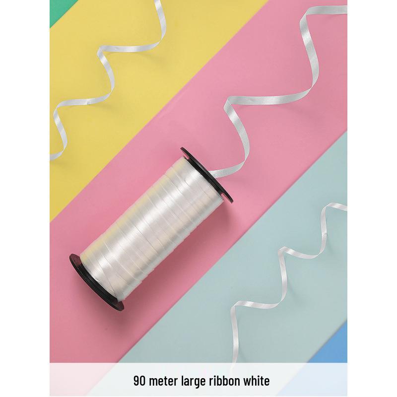 Balloon Ribbon Decoration for Helium Balloons - Party Supplies with Pull Flower Design for Weddings