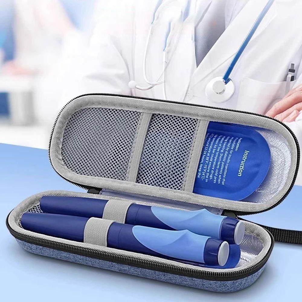 Portable Insulin Cooler Bag EVA Diabetic Storage Bag Fashion Carry-on Protector Pill  Summer