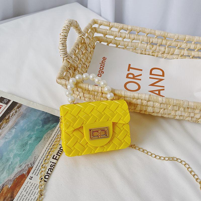 Fashionable Childrens Mini Pearl Handbag Waterproof And Lightweight For Daily Use