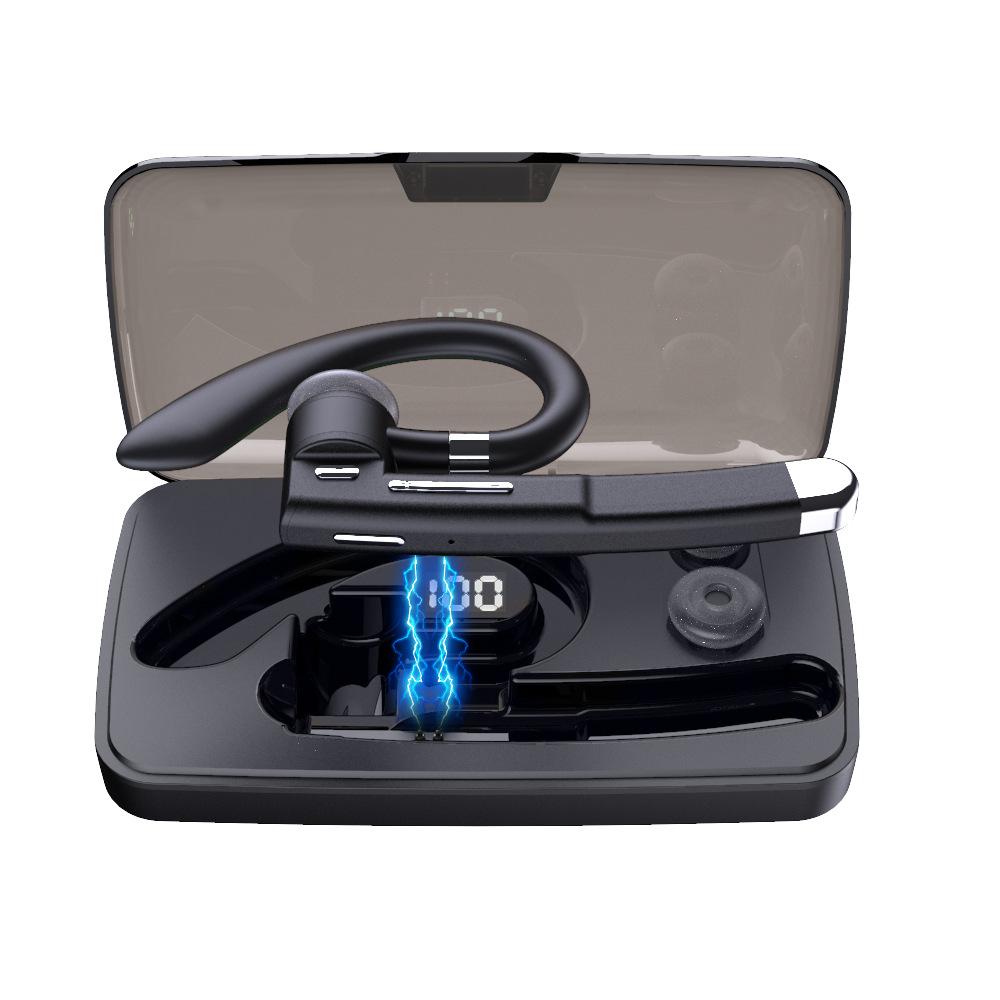 YYK-520 Business Bluetooth Headset with Rotating Charging Case, V8 V9 Upgrade, Version 5.0