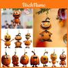 Vintage Halloween Pumpkin Car Mirror Hanging Ornament Acrylic Ghost Pendant Decor