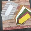 Pennant Tag Frame Cutting Dies Metal Stencil DIY Scrapbooking Album Paper Card Embossing Craft Decor Art Die Cut Bookmarks