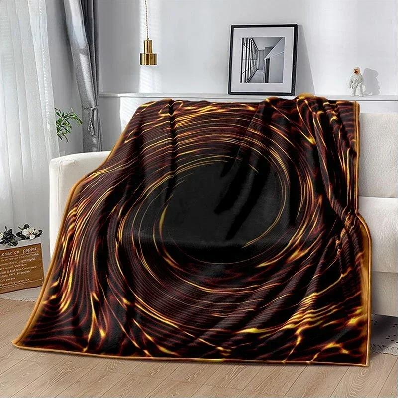 Anime Yu Gi Oh karciany koc do rzucania niebieskie oczy biały smok Anime Cartoon miękki pluszowy koc sypialnia narzuta Home Decor