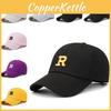 Letter Embroidery R Baseball Hat Adjustable Sun Protection Gifts Breathable
