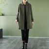 Women Windbreake Fashion Spring Classics Women's Loose Coat Casual Long Cargo Trench Jacket Oversized
