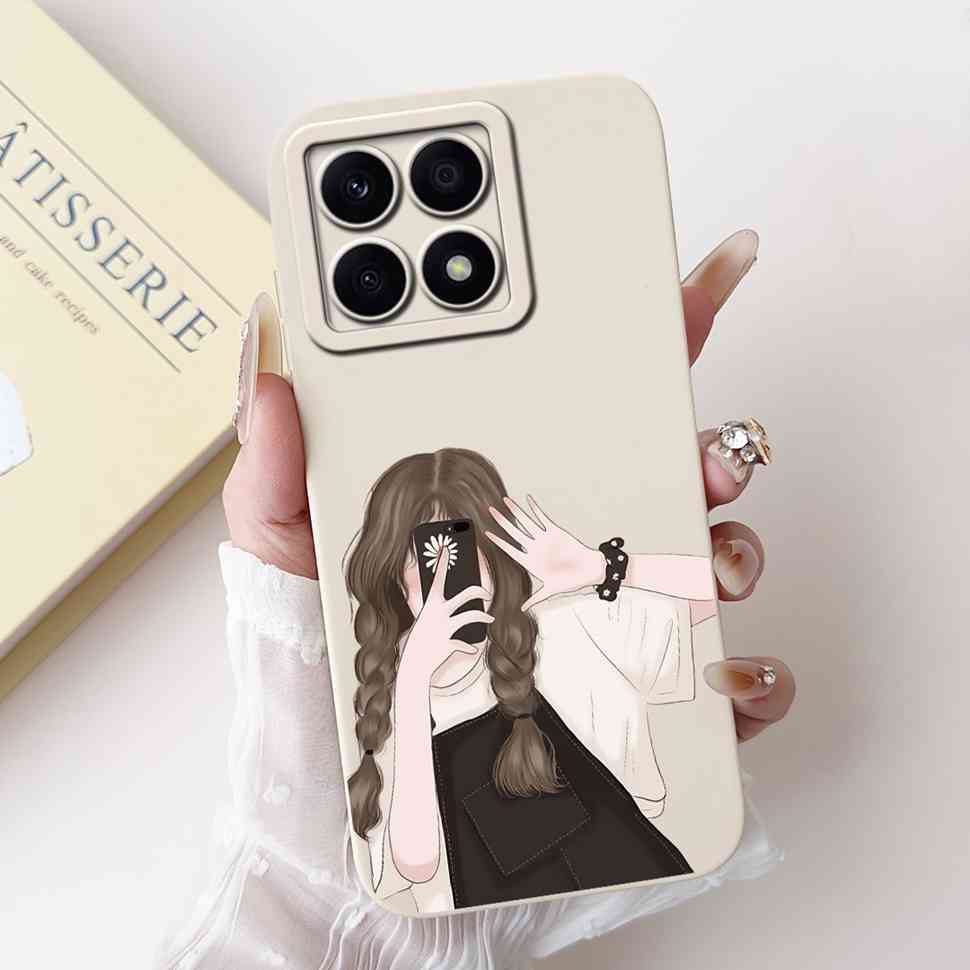 For Honor X8a 4G CRT-LX1 Case Cute Butterfly Luxury Flower Soft Silicone Cover For Huawei HonorX8a X8A CRT-LX2 6.7" Bumper Shell