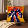 Cartoon Robot G-Goldorak M-Mecha Pillow Case Square Pillow Bedroom Sofa Leisure Comfort Cushion Car Living Room Home Decoration
