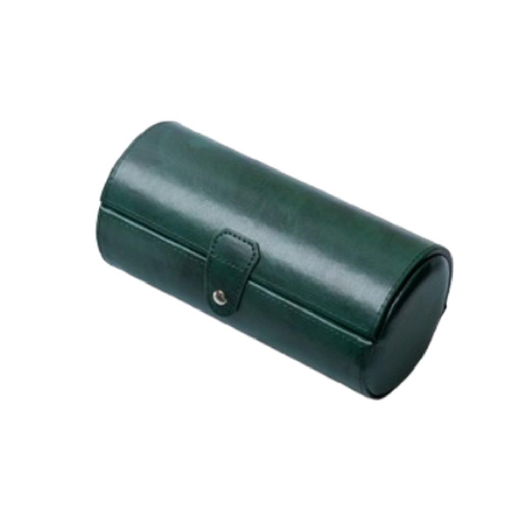 

Cylindrical Watch Display Box Portable Wristwatch Holder Bracelet Storage Rack Antique Collection