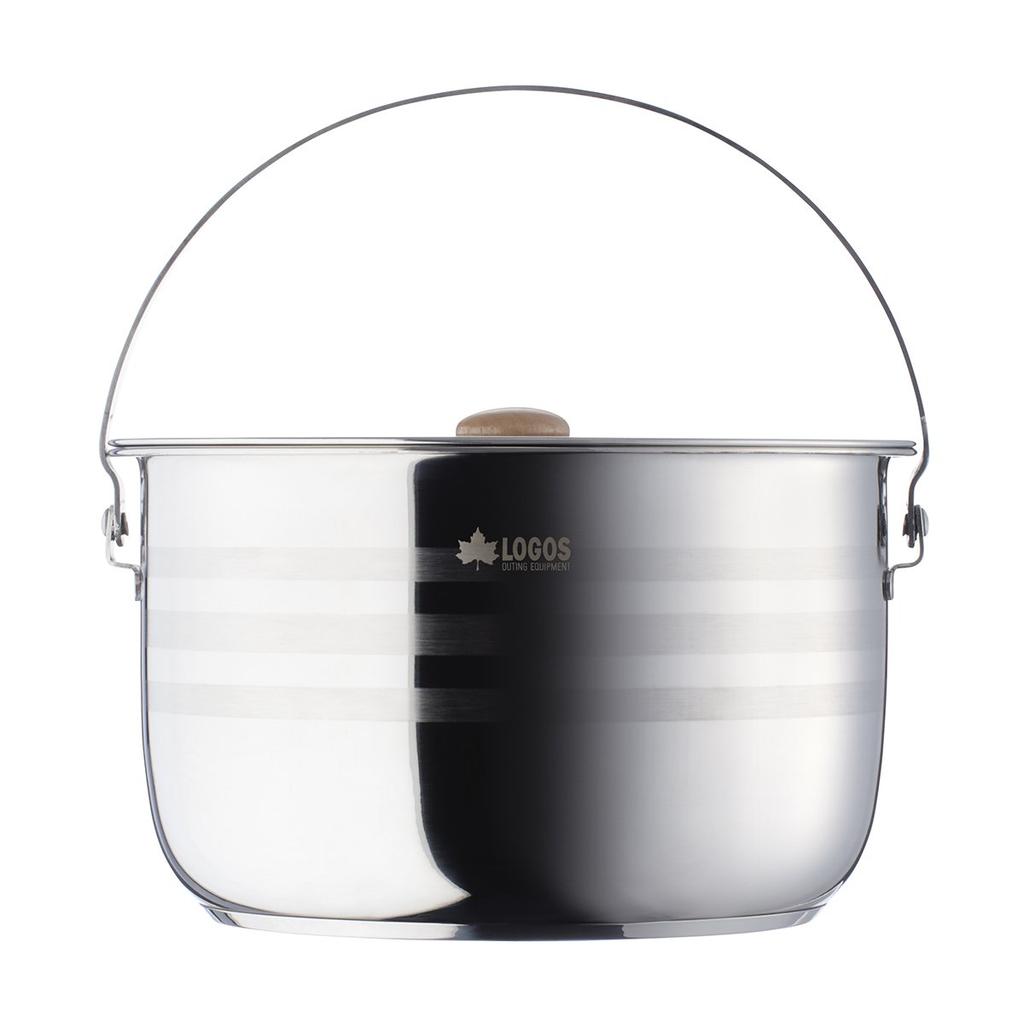 LOGOS 3-Layer Stainless Steel Hanging Pot, Medium, 81210001