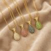 Versatile Water Droplet Pendant Necklace Simple Elegant Full Rhinestone Choker Delicate Minimalist Sparkling Clavicle Chain