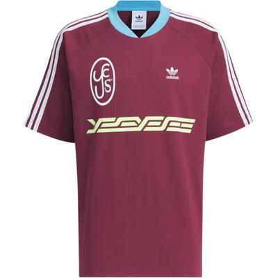 adidas Originals X Yeseyesee Collaboration FW24 BS Team Logo Casual Short Sleeve T-Shirt Men T-Shirts Victory-Crimson JN5821