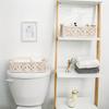 Handmade Cotton Rope Storage Basket Desktop Organizer Multi-Purpose Woven Box Set for Home Bathroom Office Open Top Stackable Containers