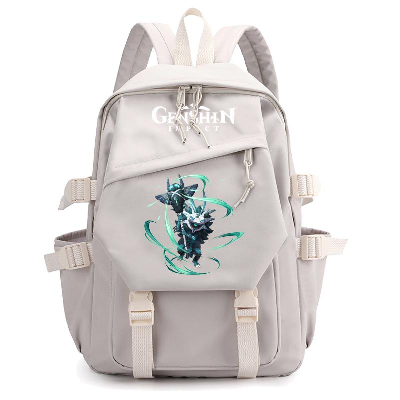 Anime Game Travel Backpack Printed Canvas Backpack for Boy Girl School Bag Students Women Large Capacity Bookbag Usb Charging Kids Gifts