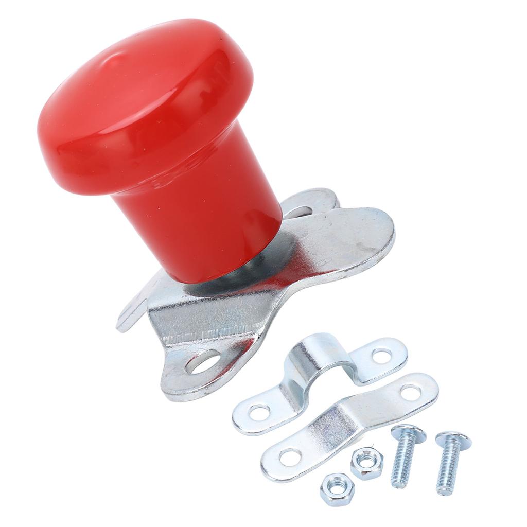 Steering Wheel Spinner 3004?2348 Red Universal Deep Spoke Steering Wheel Assist Grip for Cars