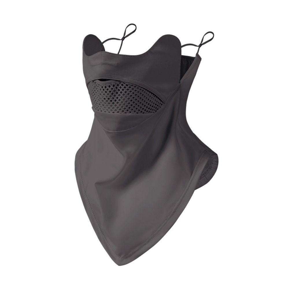 Breathable Sunscreen Mask Summer Face Gini Mask Adjustable Face Cover Hiking